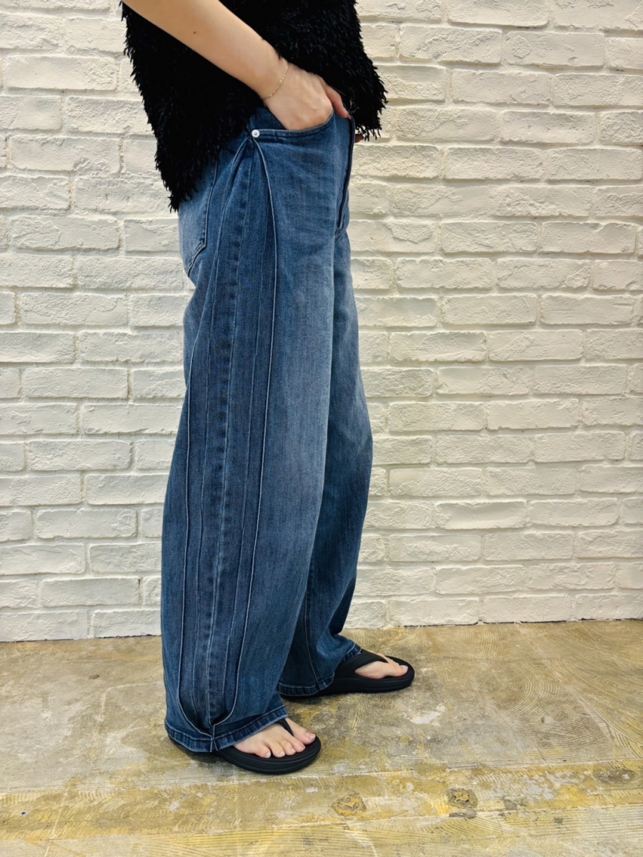BLUE FRONCE デニム　ブルーフロンス　レレレさんmal. blue fronce ブルーフロンセ ISKO ストレッチ デニムジャケット